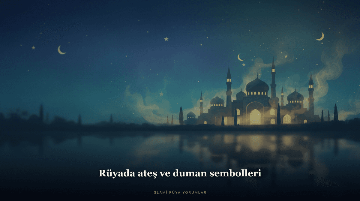 Rüyada ateş ve duman sembolleri — kapak görseli